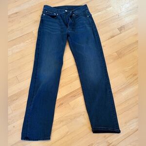 Women’s Dark Blue Straight-Leg Jeans